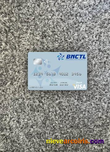 Timor-Leste Banco Nacional de Comércio de Timor-Leste visa debit card photolook